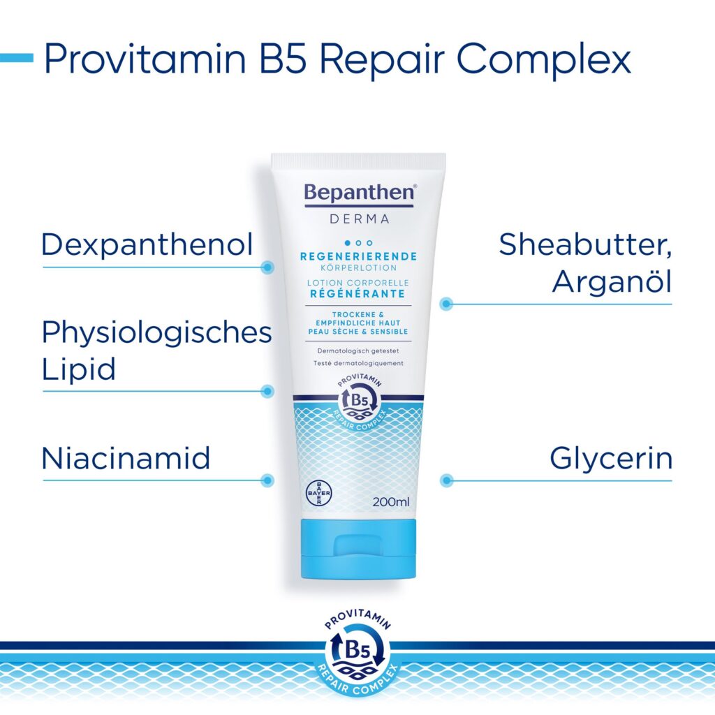 BEPANTHEN DERMA lot corporelle régénér tb 200 ml