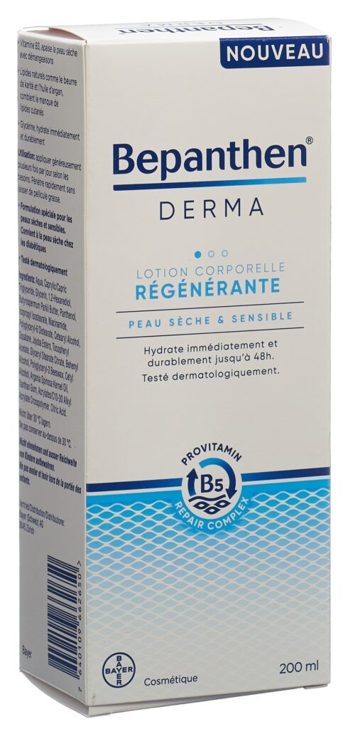 BEPANTHEN DERMA lot corporelle régénér tb 200 ml