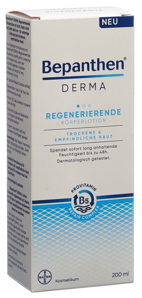 BEPANTHEN DERMA lot corporelle régénér tb 200 ml