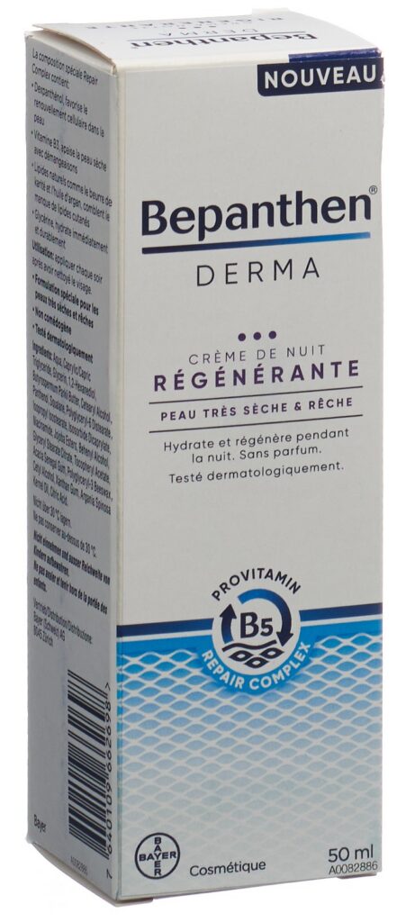 BEPANTHEN DERMA crème de nuit régénérante 50 ml