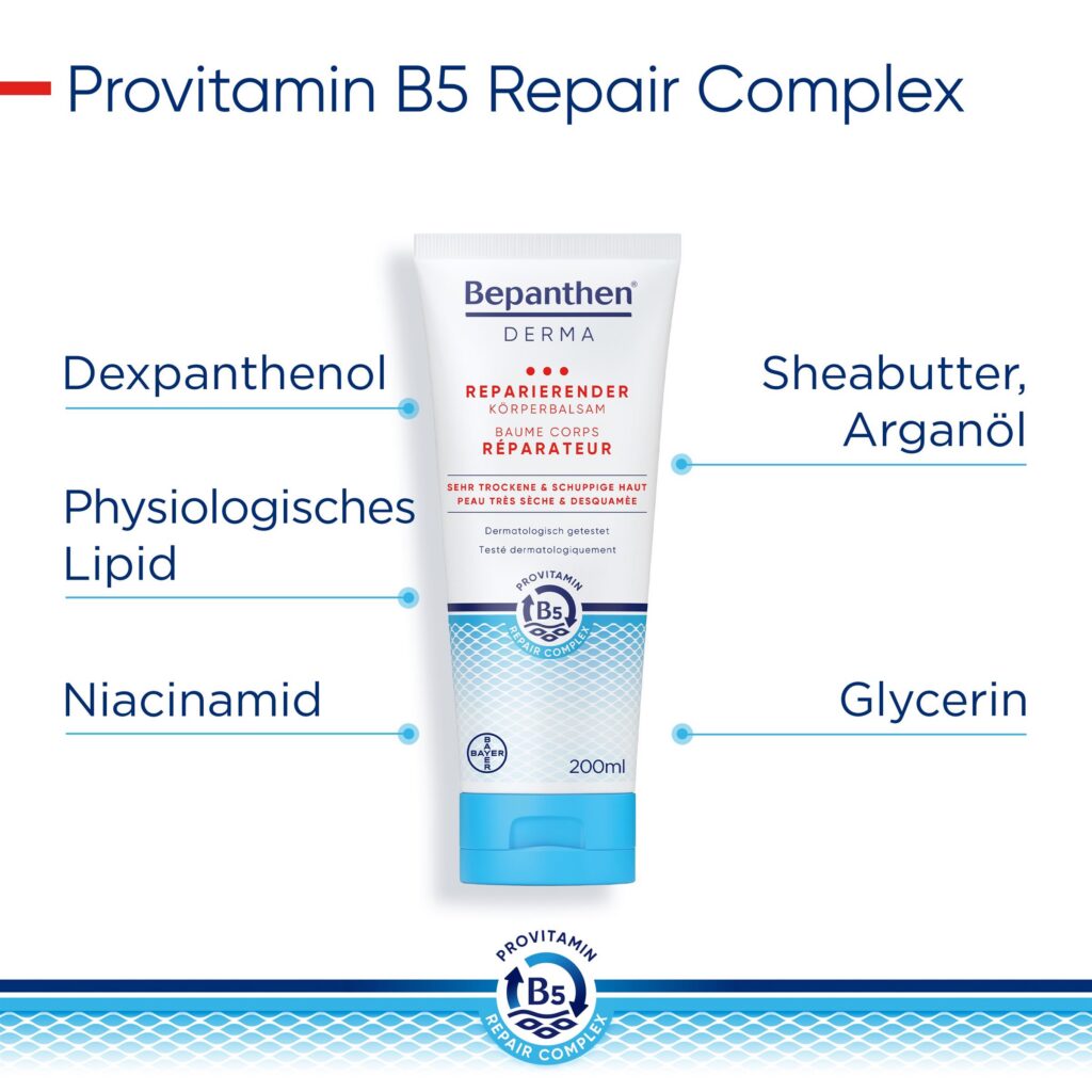 BEPANTHEN DERMA baume corps réparateur 200 ml