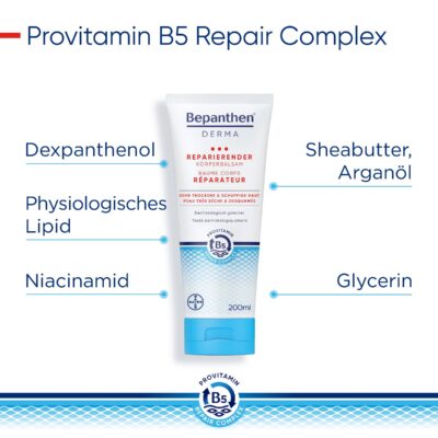 BEPANTHEN DERMA baume corps réparateur 200 ml