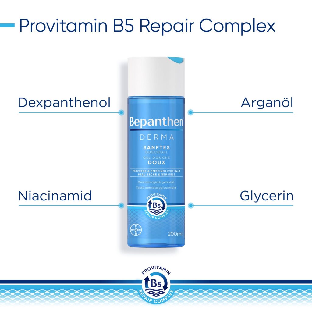 BEPANTHEN DERMA gel douche doux fl 200 ml