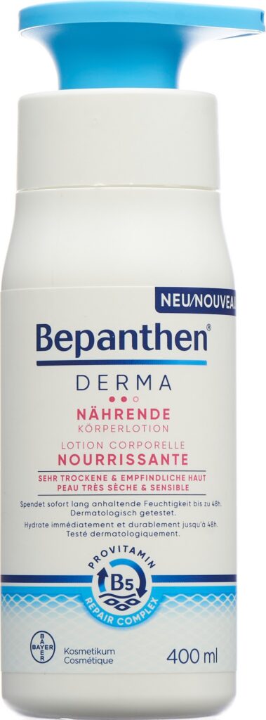 BEPANTHEN DERMA lot corporelle nourrissante 400 ml