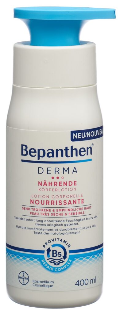 BEPANTHEN DERMA lot corporelle nourrissante 400 ml