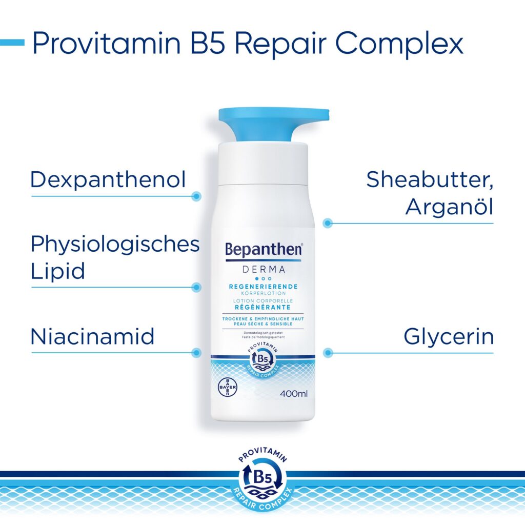 BEPANTHEN DERMA lot corporelle régénér dist 400 ml