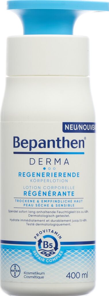 BEPANTHEN DERMA lot corporelle régénér dist 400 ml