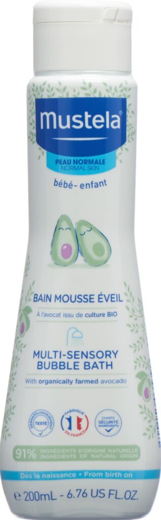 MUSTELA Bain mousse éveil peau normale 200 ml