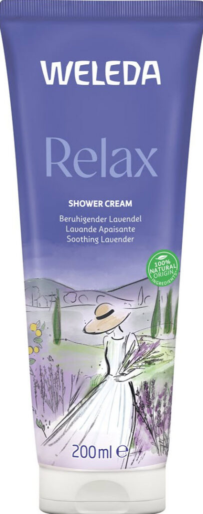 WELEDA shower cream relax lavande tb 200 ml