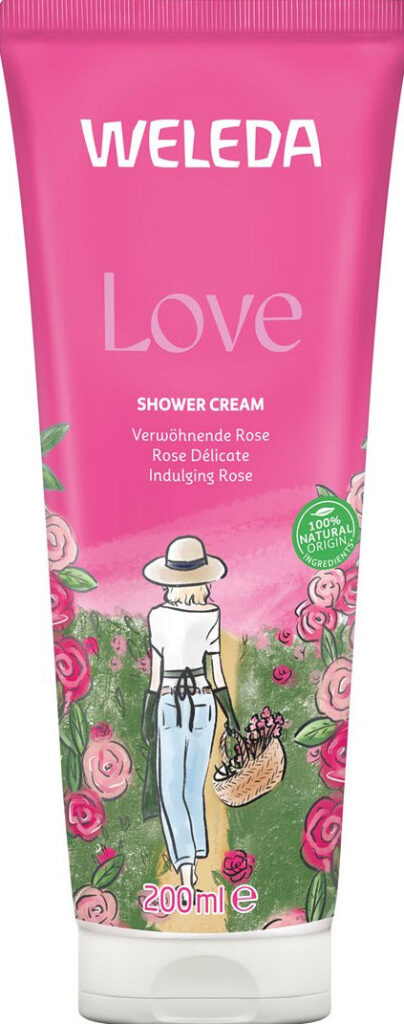 WELEDA Shower Cream Love Rose tb 200 ml