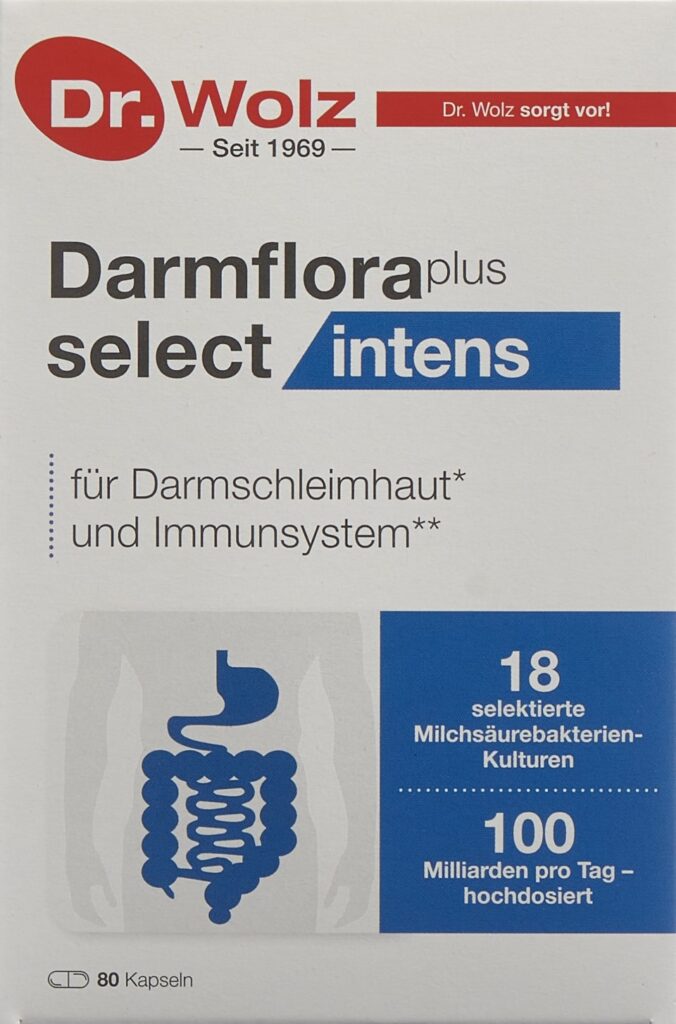 DR. WOLZ flore intestina plus select caps 80 pce