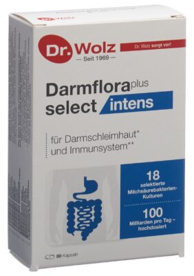 DR. WOLZ flore intestina plus select caps 80 pce