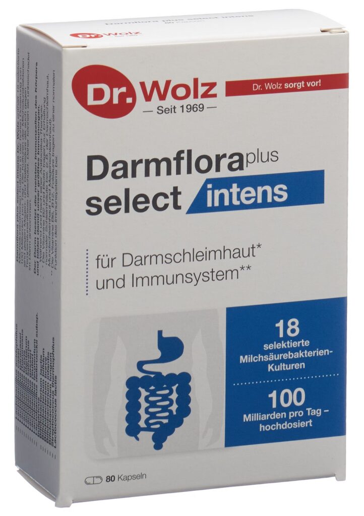 DR. WOLZ flore intestina plus select caps 80 pce