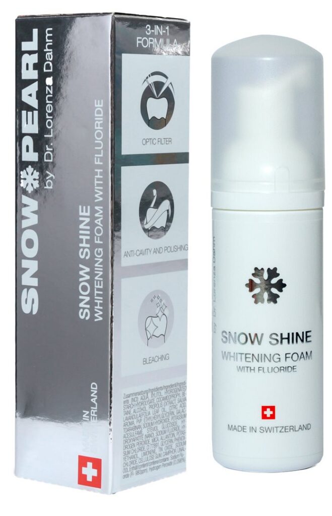 SNOW PEARL mousse blanchis SNOW SHINE fluor 50 ml