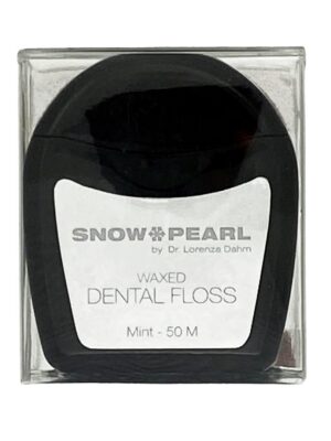 SNOW PEARL fil dentaire 50m ciré menthe