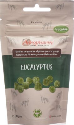 ADROPHARM bonbons eucalyptus bio sach 60 g