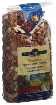 BIOKING premium muesli croquant frambois bio 375 g
