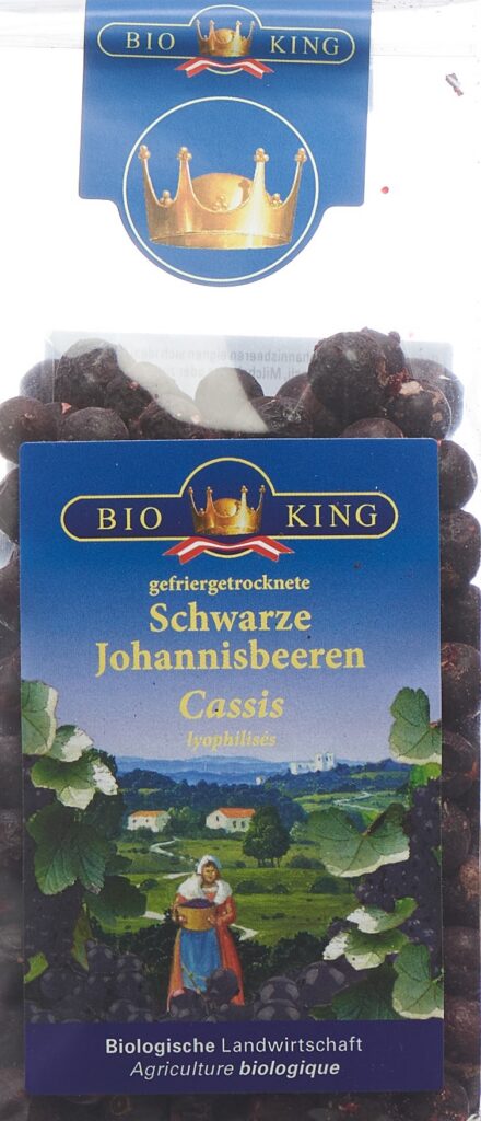 BIOKING cassis lyophilisés bio 50 g