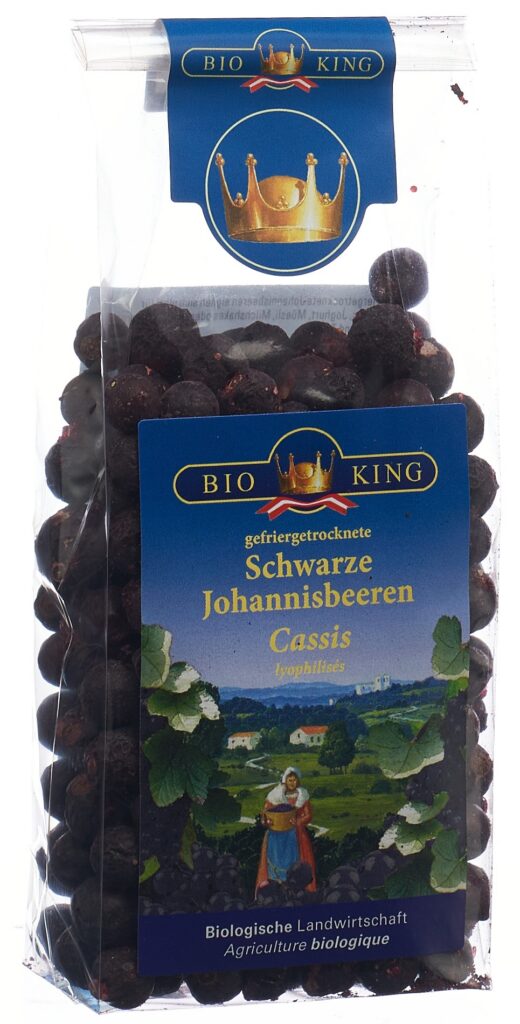 BIOKING cassis lyophilisés bio 50 g