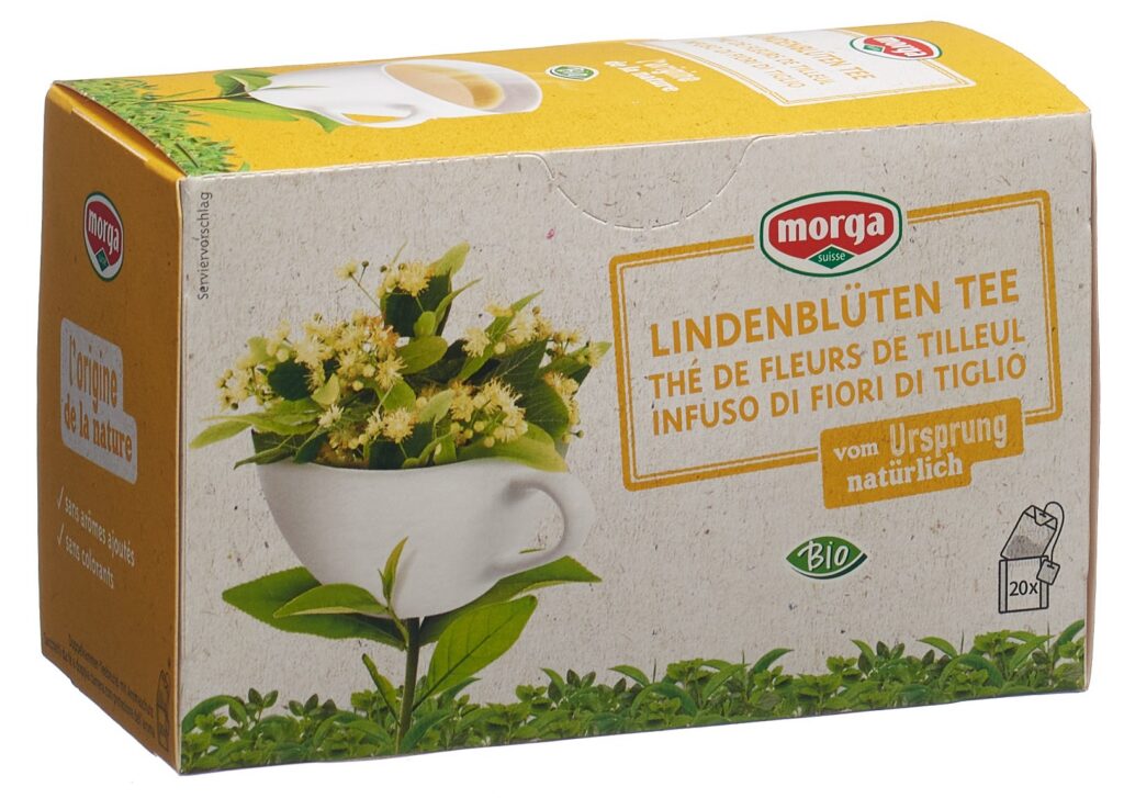 MORGA thé fleurs de tilleul a/p bio sach 20 pce