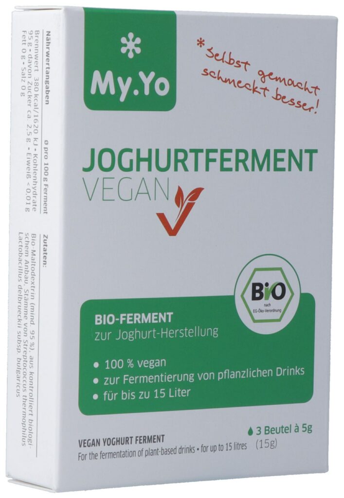 MY.YO Ferment de yaourt bio végane 3 x 5 g