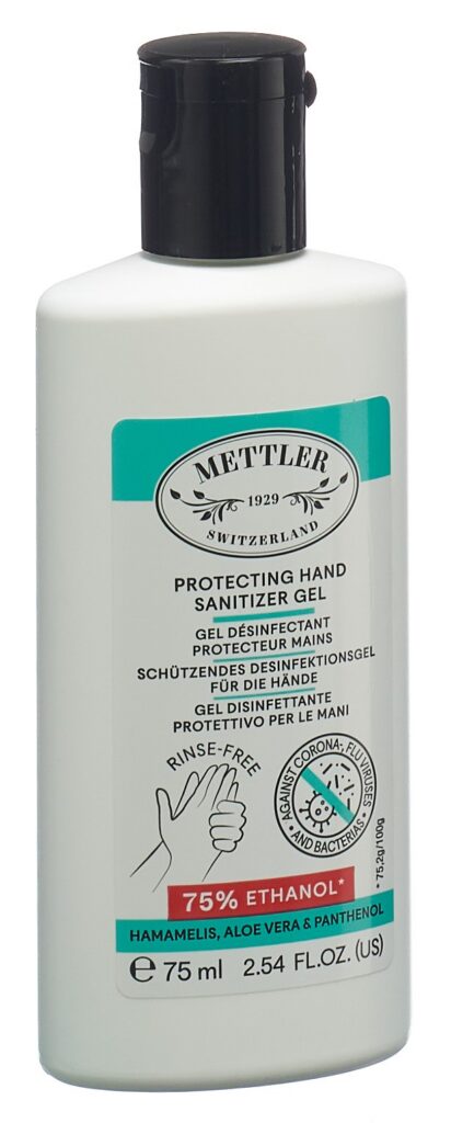 METTLER 1929 gel désinfectant protect mains 75 ml