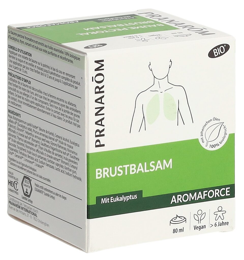 PRANAROM Aromaforce Brustbalsam Bio Topf 80 ml