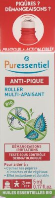 PURESSENTIEL anti-pique roll-on apaisant bio 5 ml