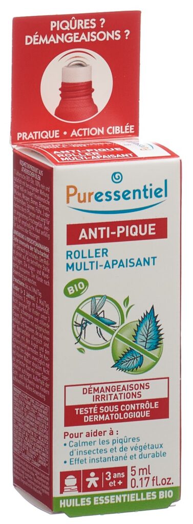 PURESSENTIEL anti-pique roll-on apaisant bio 5 ml