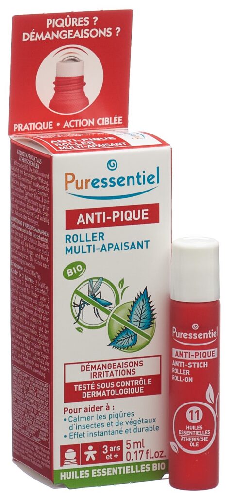 PURESSENTIEL anti-pique roll-on apaisant bio 5 ml
