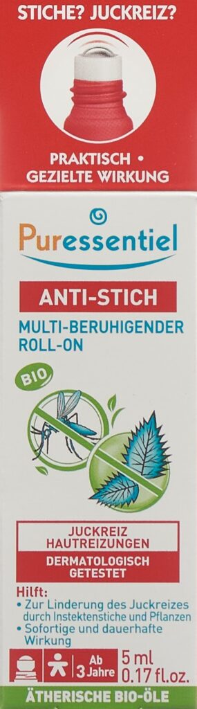 PURESSENTIEL anti-pique roll-on apaisant bio 5 ml