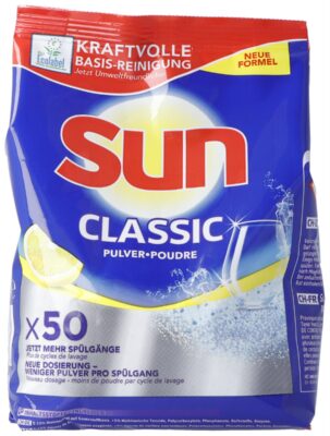 SUN poudre à vaisselle refill citron 950 g
