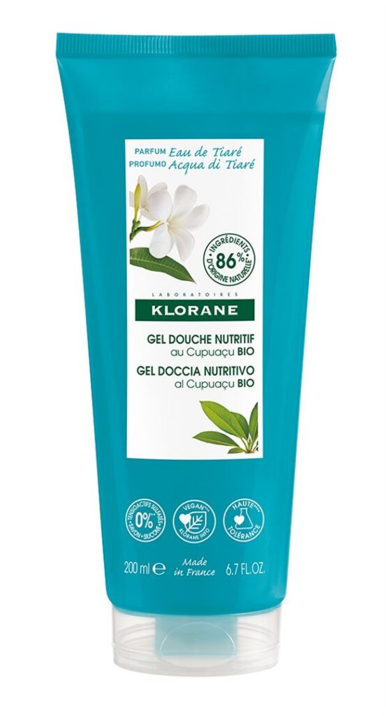 KLORANE gel douche eau de tiaré (nouv) 200 ml