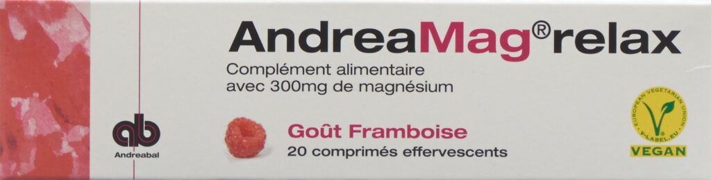 ANDREAMAG relax cpr eff goût framboise 20 pce