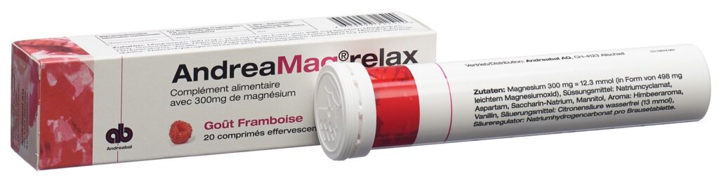 ANDREAMAG relax cpr eff goût framboise 20 pce