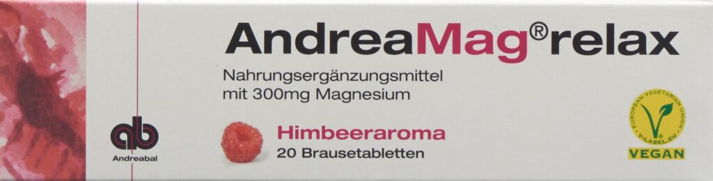 ANDREAMAG relax cpr eff goût framboise 20 pce