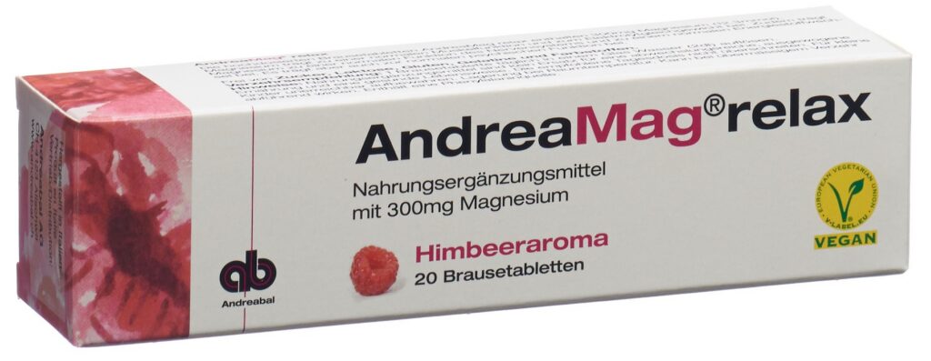 ANDREAMAG relax cpr eff goût framboise 20 pce