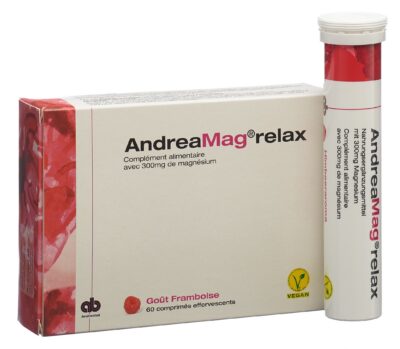 ANDREAMAG relax cpr eff goût framboise 60 pce