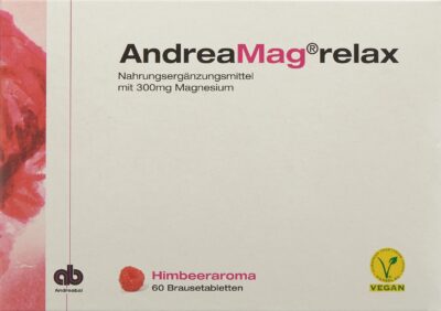 ANDREAMAG relax cpr eff goût framboise 60 pce
