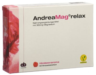 ANDREAMAG relax cpr eff goût framboise 60 pce