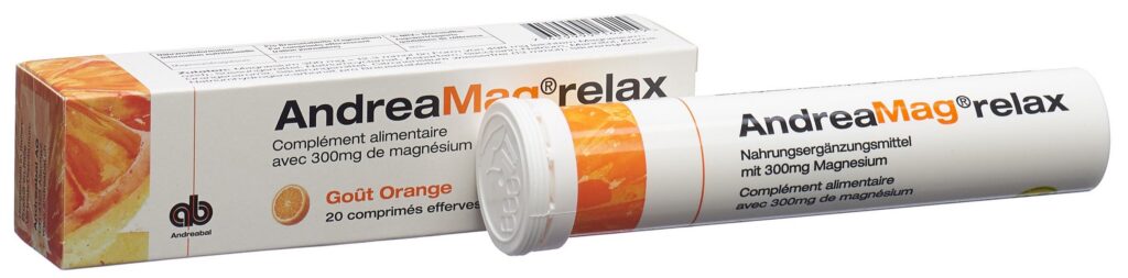 ANDREAMAG relax cpr eff goût orange 20 pce