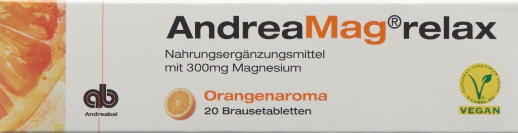 ANDREAMAG relax cpr eff goût orange 20 pce