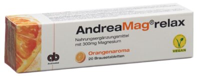 ANDREAMAG relax cpr eff goût orange 20 pce