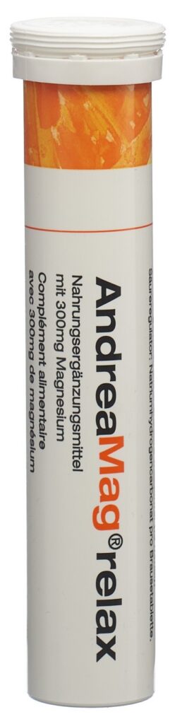 ANDREAMAG relax cpr eff goût orange 60 pce
