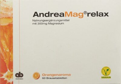 ANDREAMAG relax cpr eff goût orange 60 pce