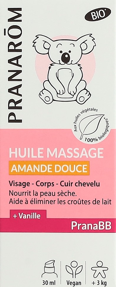 PRANAROM PranaBB Huile massage amand dou bio 30 ml