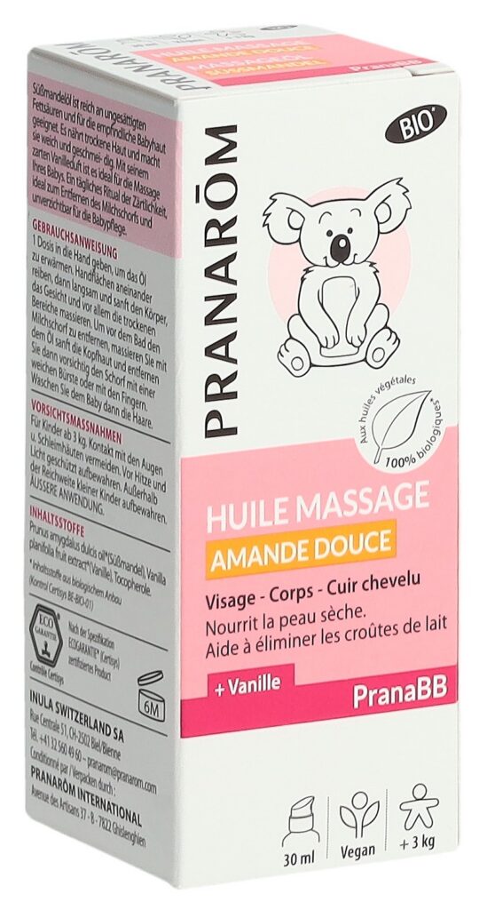 PRANAROM PranaBB Huile massage amand dou bio 30 ml