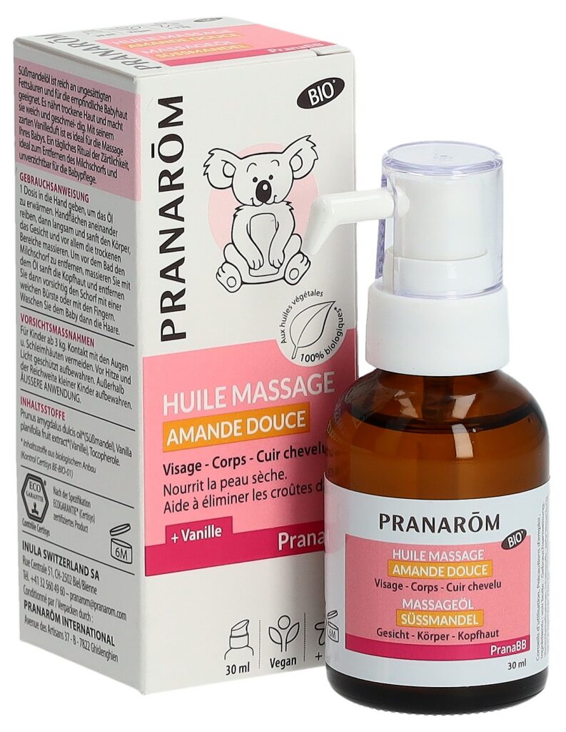 PRANAROM PranaBB Huile massage amand dou bio 30 ml