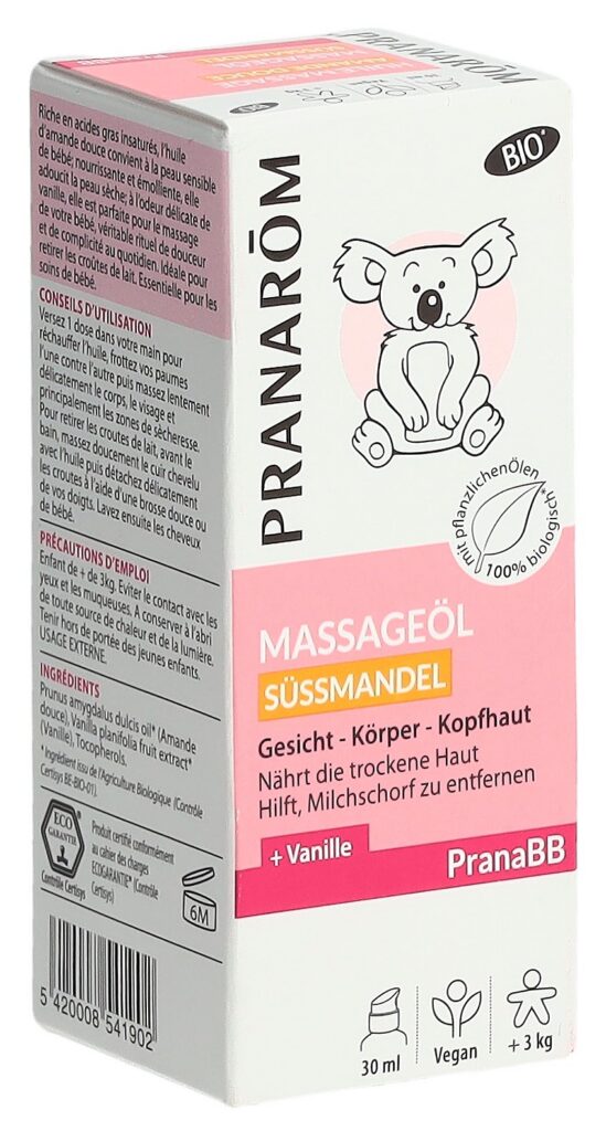 PRANAROM PranaBB Huile massage amand dou bio 30 ml