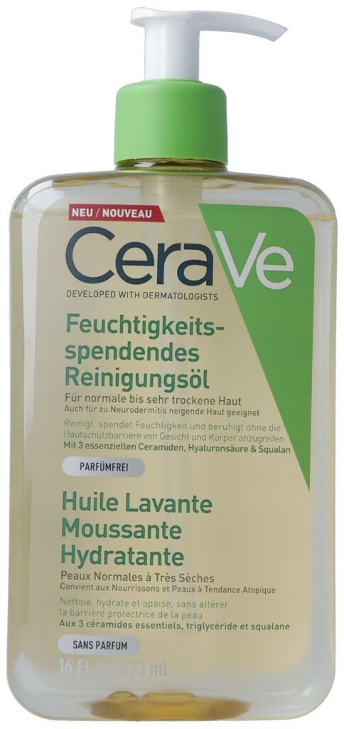 CERAVE Huile lavante hydra moussante dist 473 ml